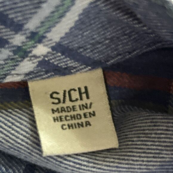 NEW Weatherproof Brand Men's Plaid Blue White Button Up Shirt - Size Small - Picture 8 of 11